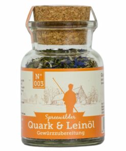 Quark und Leinöl Einzelglas