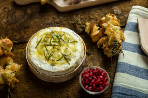 Camembert mit Spreewälder Rauchsalz