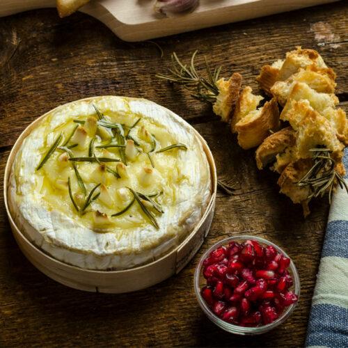 Camembert mit Spreewälder Rauchsalz