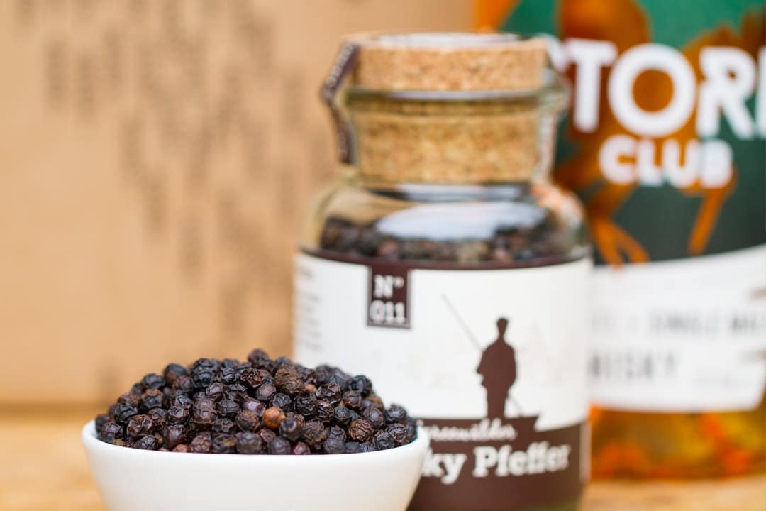 Whisky Pfeffer Schale und Glas plus Stork Club Whiskx