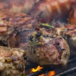 Schweinefiletsteaks auf dem Grill